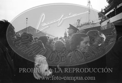 Despedida de los italianos en Cádiz
