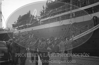 Despedida de los italianos en Cádiz