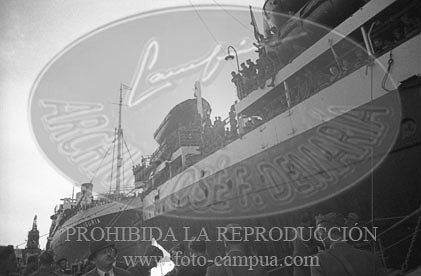 Despedida de los italianos en Cádiz