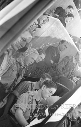 Concentracion de la Falange y de la OJE en Sevilla, 1938. Campamento 29 de Octubre
