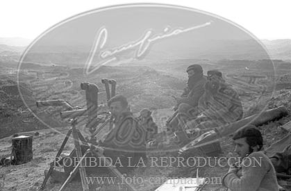 Granadella, puesto de mando del CE del Norte, general Solchaga
