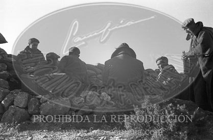 Granadella, puesto de mando del CE del Norte, general Solchaga