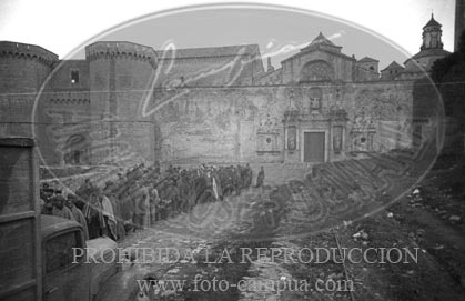 Prisioneros republicanos en el Monasterio de Poblet