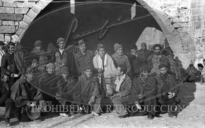 Prisioneros republicanos en el Monasterio de Poblet
