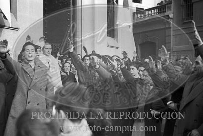Toma de Barcelona por el Ejército Nacional, calles de Barcelona