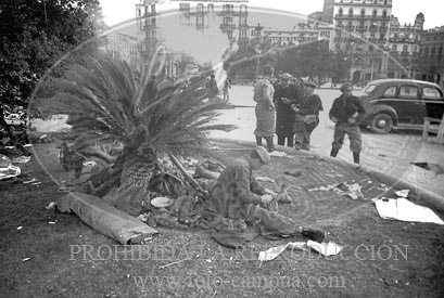 Toma de Barcelona por el Ejército Nacional, calles de Barcelona