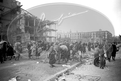 Toma de Barcelona por el Ejército Nacional, calles de Barcelona