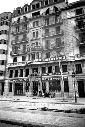 Toma de Barcelona por el Ejército Nacional, calles de Barcelona