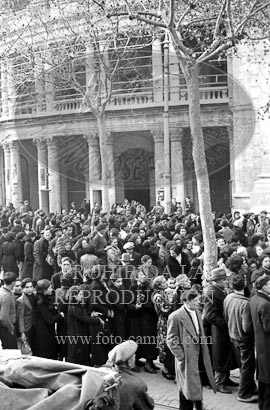 Toma de Barcelona por el Ejército Nacional, calles de Barcelona