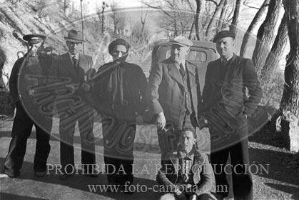 Milicianos y refugiados en Perpignan