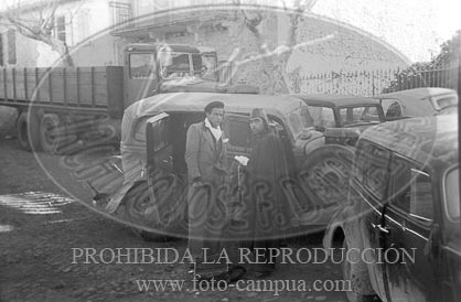 Milicianos y refugiados en Perpignan