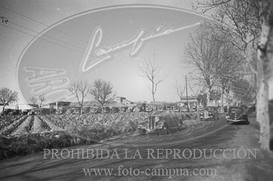 Milicianos y refugiados en Perpignan