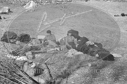 Campos de  refugiados en Perpignan