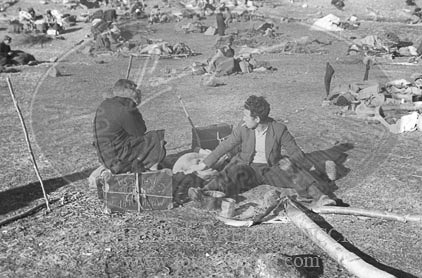 Campos de  refugiados en Perpignan