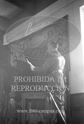 Jura de Bandera en la Academia de Alféreces Provisionales de Avila