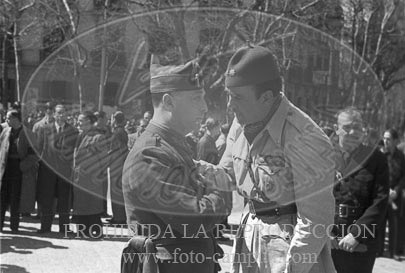 Misa por la victoria en la Puerta de Alcalá de Madrid