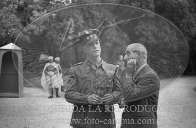 Franco recibe al Conde Ciano