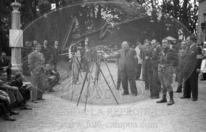 Franco recibe al Conde Ciano