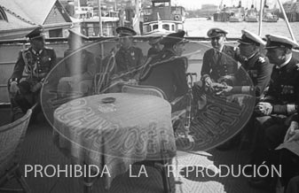 Llegada de la Legión Cóndor a Hamburgo