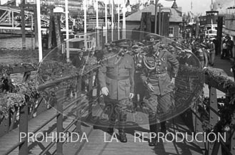 Llegada de la Legión Cóndor a Hamburgo