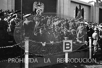 Llegada de la Legión Cóndor a Hamburgo