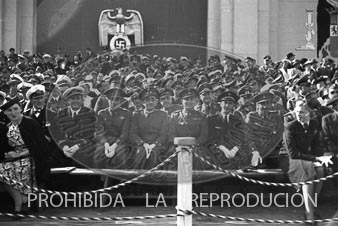 Llegada de la Legión Cóndor a Hamburgo