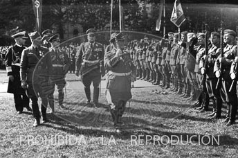 Llegada de la Legión Cóndor a Hamburgo
