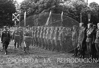 Llegada de la Legión Cóndor a Hamburgo