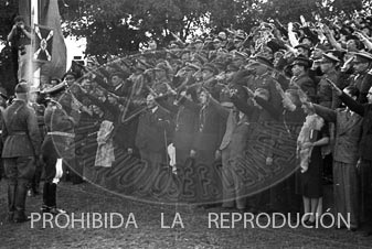Llegada de la Legión Cóndor a Hamburgo