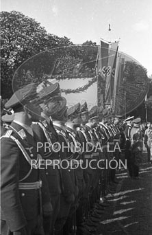 Llegada de la Legión Cóndor a Hamburgo
