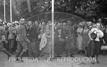 Llegada de la Legión Cóndor a Hamburgo