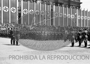 Formacion de la Legión Condor. Homenaje en berlin