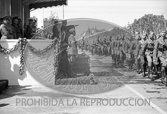 Desfile de la Legión Cóndor en Berlin