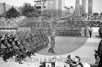 Desfile de la Legión Cóndor en Berlin