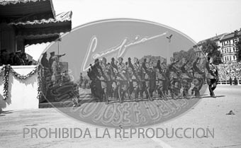 Desfile de la Legión Cóndor en Berlin