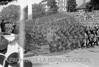 Desfile de la Legión Cóndor en Berlin