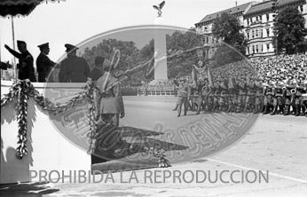 Desfile de la Legión Cóndor en Berlin