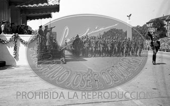 Desfile de la Legión Cóndor en Berlin