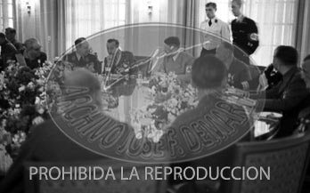 Los generales españoles con Hitler