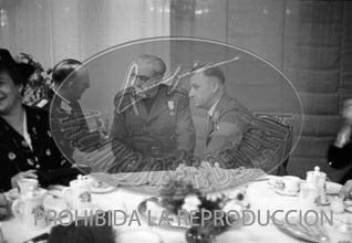 Los generales españoles con Hitler