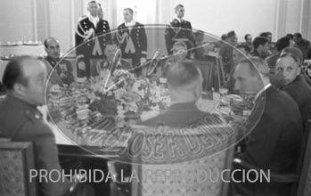 Los generales españoles con Hitler