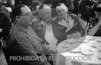 Los generales españoles con Hitler