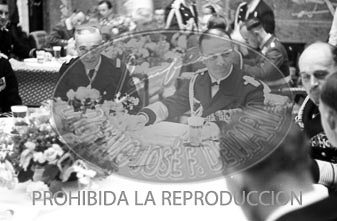 Los generales españoles con Hitler