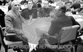 Los generales españoles con Hitler