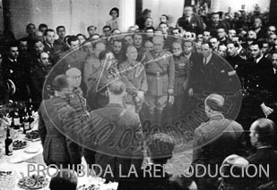 Homenaje a la Legión Cóndor. Coctel en la Cancilleria