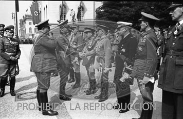 Homenaje a la Legión Cóndor. Homenaje a los caídos