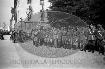 Homenaje a la Legión Cóndor. Homenaje a los caídos