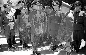 Invasion de Francia, tropas alemanas en Hendaya