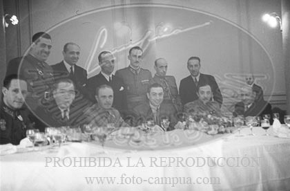 Comida homenaje al General Garcia Valiño