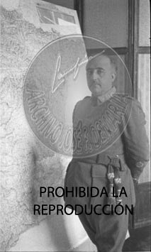 Franco ante los mapas